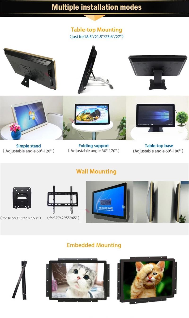 , Customized Flat Touch Screen 18.5 inch I5 AIO PC Metal Housing