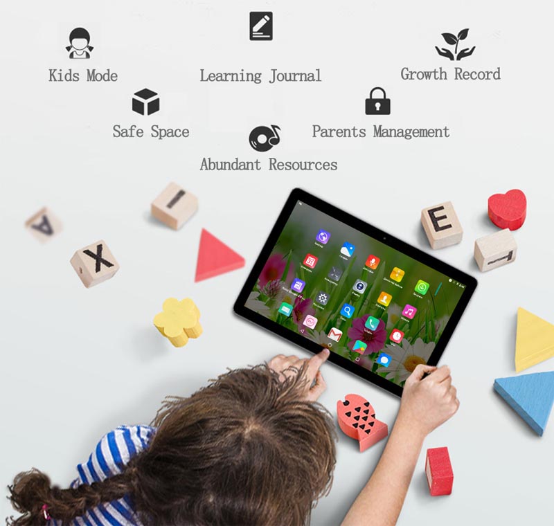 , Тонкий 7 -дюймовый Android-планшет с Wi-Fi для образовательных подарков для детей