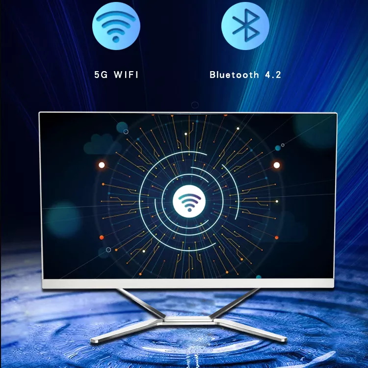 , Factory Oem 24 Inches IPS AIO I7 128gb DDR4 8GB Ram All In One PC