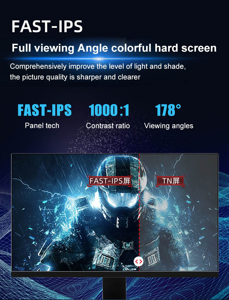 , Desktop PC Gamer 360Hz 27 inch Fast IPS Gaming Monitor 360Hz Computer Screen 0.5ms GTG