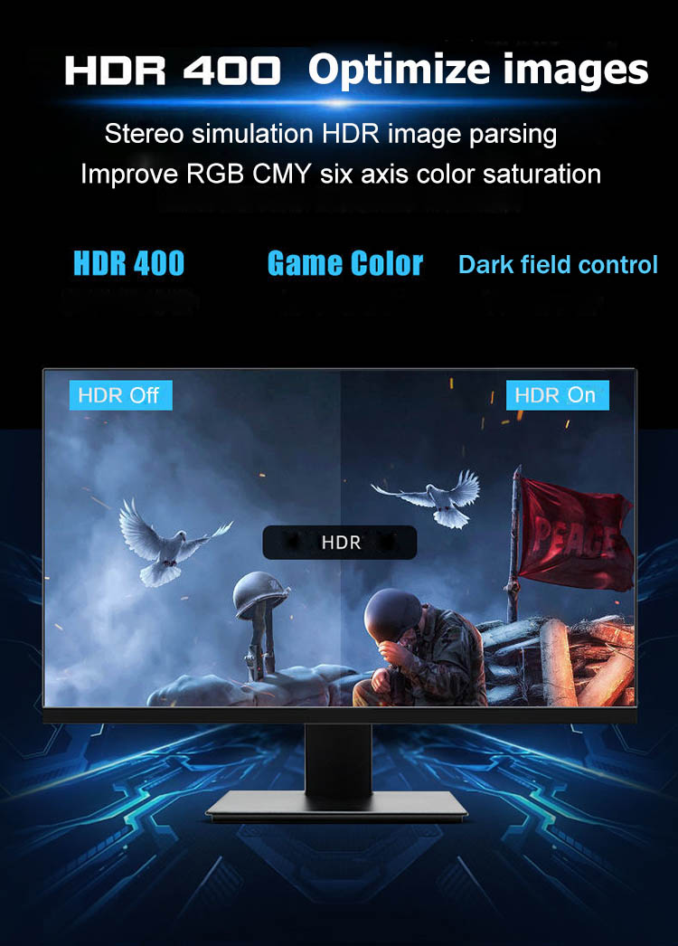 , Настольный ПК Геймер 360 Гц 27 дюймовый быстрый игровой монитор IPS 360 Гц Экран компьютера 0,5 мс GTG
