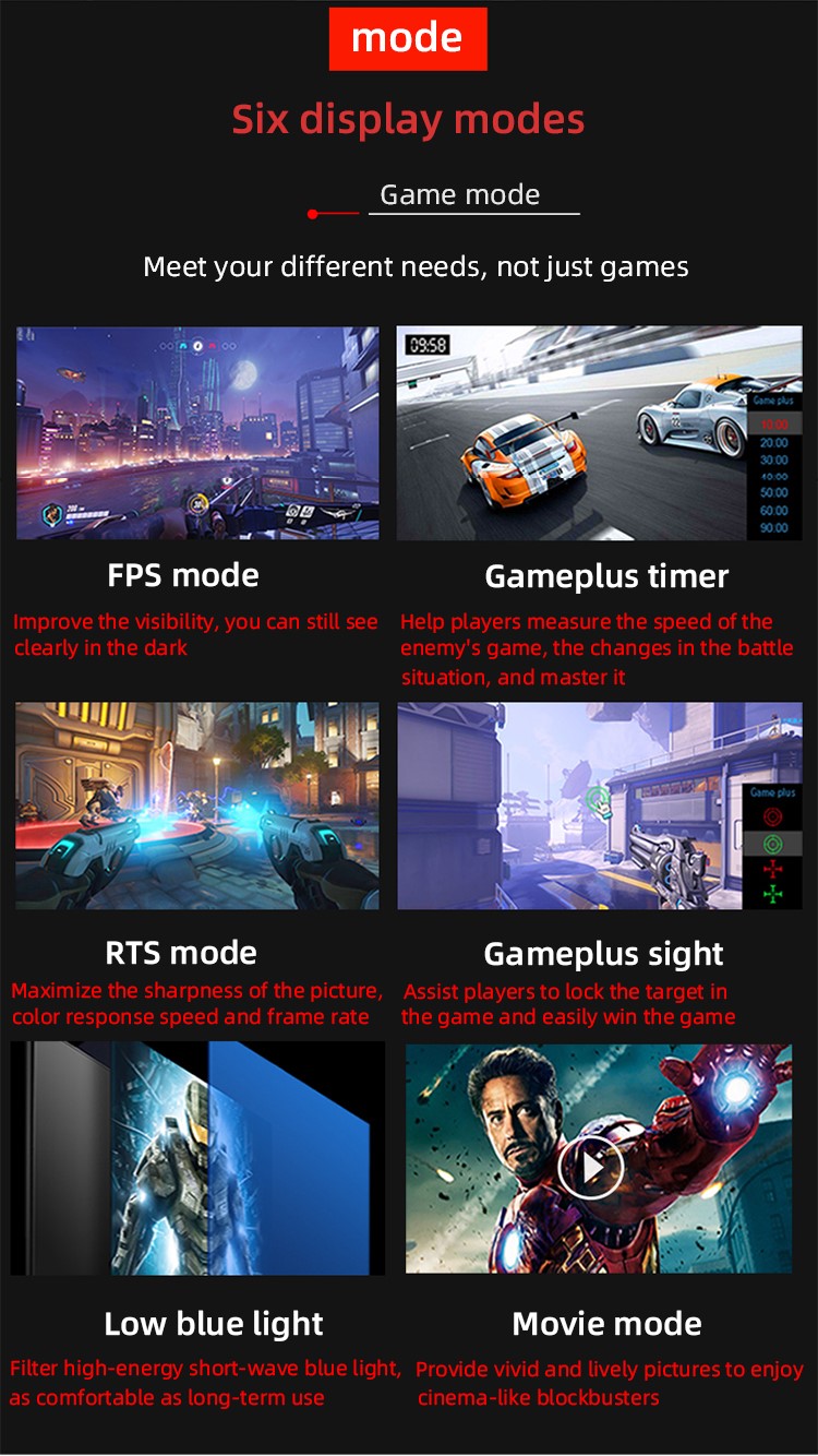 , 24 Pulgadas Fhd 100hz IPS Led Monitor de computadora Venta al por mayor Nuevo monitor