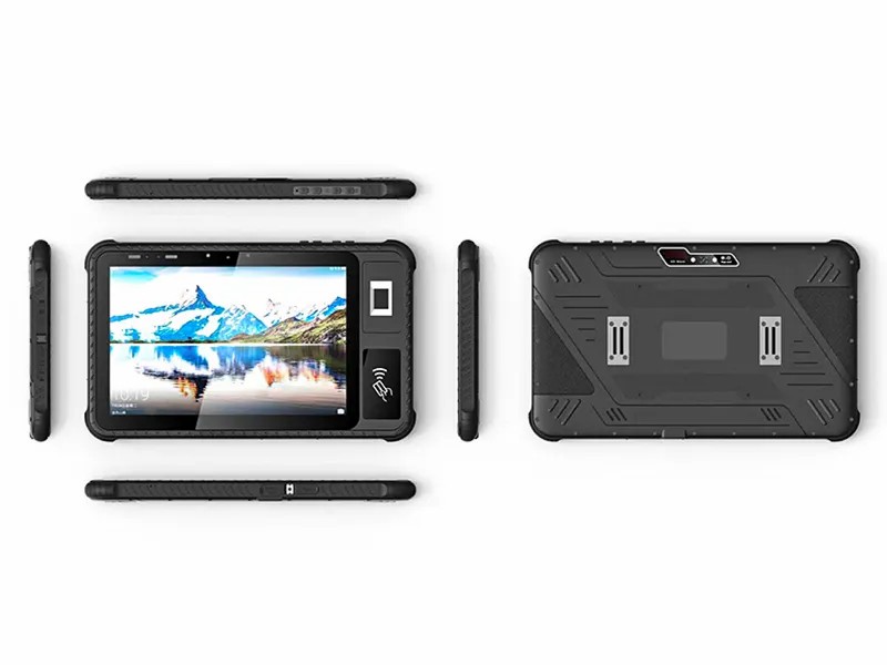 , Factory 10.1 inch Rugged Tablet PC Android with NFC Fingerprint RFID