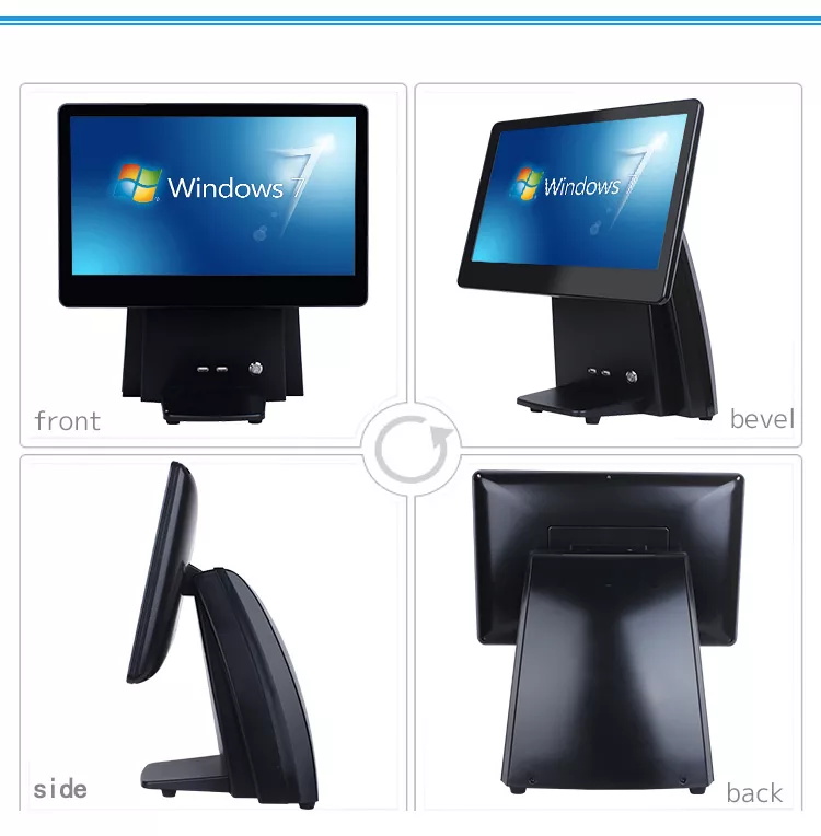 , 15.6 Inch J1900 Pos System All In One Pc Touch Screen Computer FHD