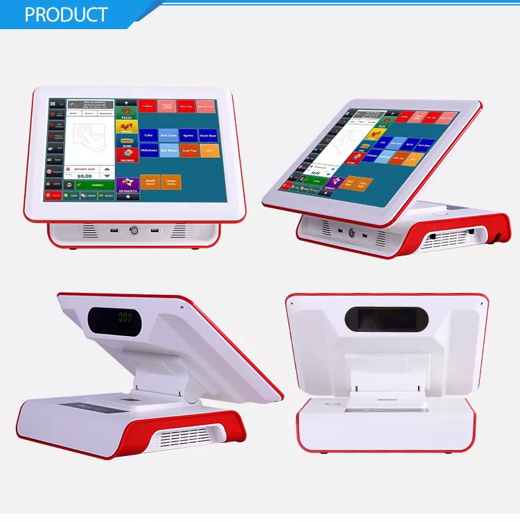 , 15 Inch Pos System Hardware All In One Pc Touch Screen for Restaurant